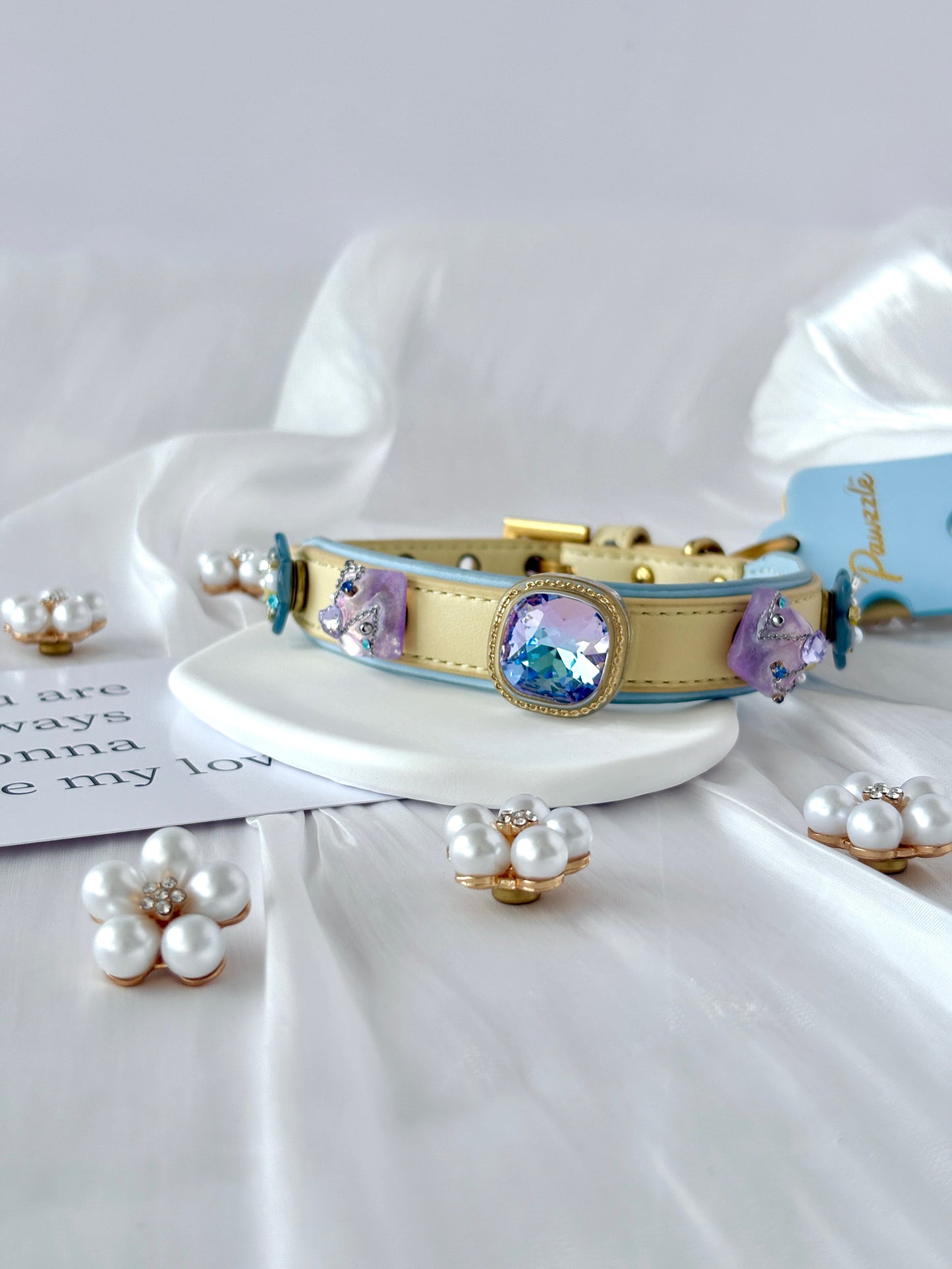 Violet Whisper(Charms for the pet collar)