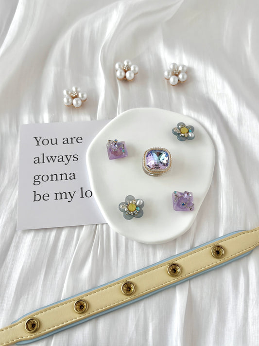 Violet Whisper(Charms for the pet collar)