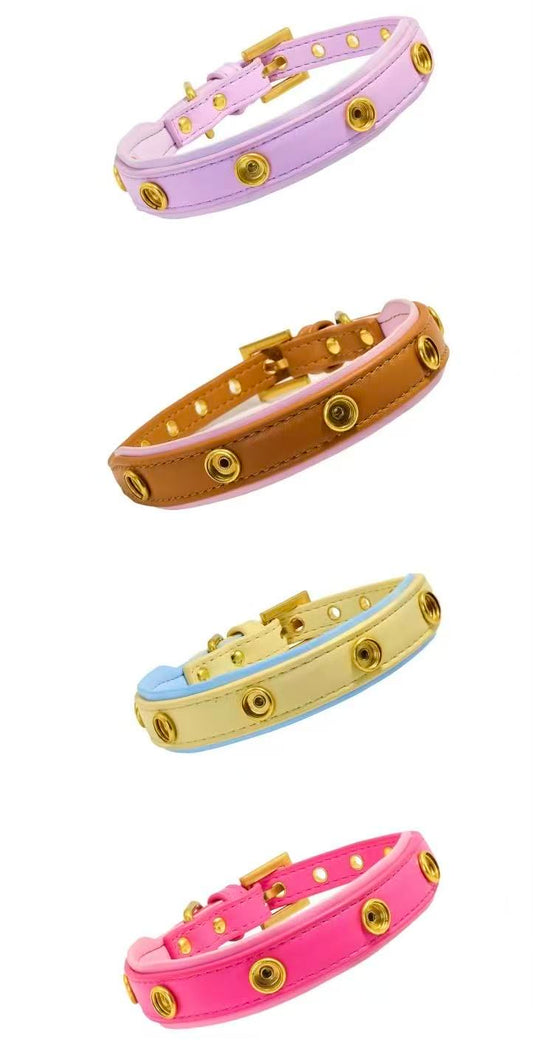 DIY-Interchangeable Charm Collar-Build Your Own Luxury Leather Pet Collar