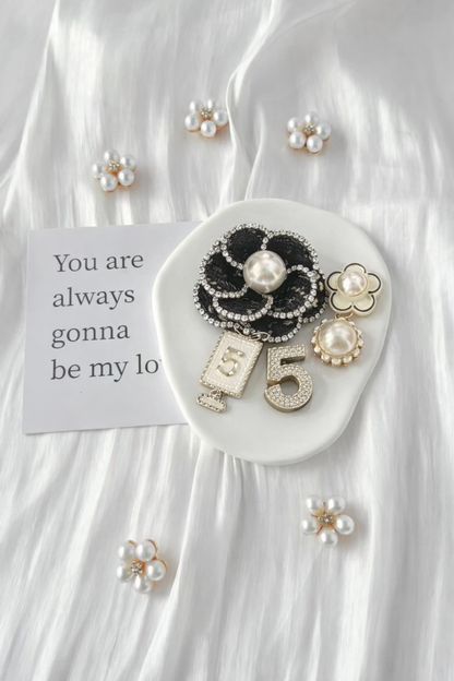 Midnight Bloom No.5(Charms for the pet collar)