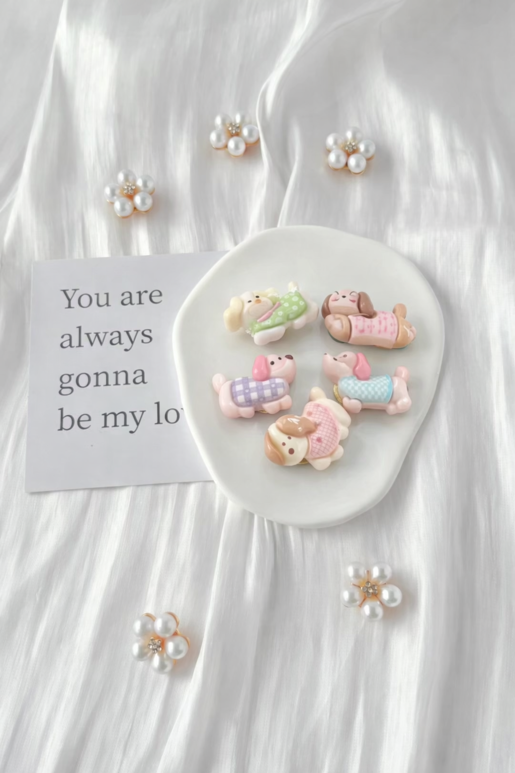 Puppy Parade(Charms for the pet collar)